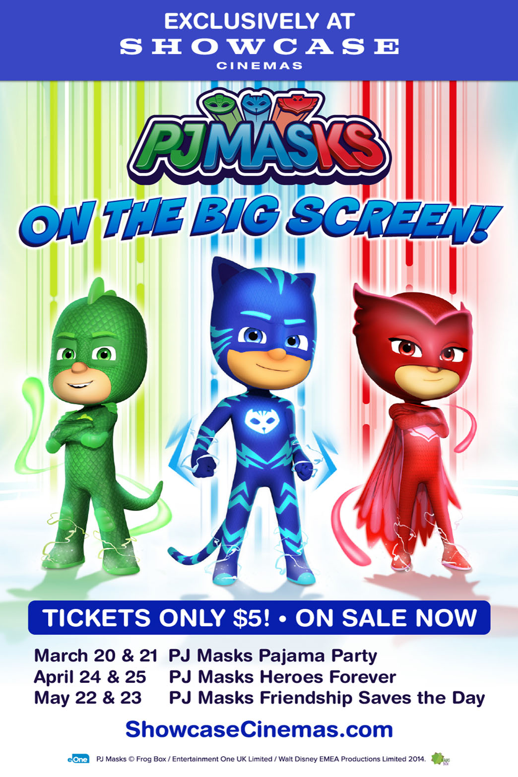PJ Masks Pajama Party Poster