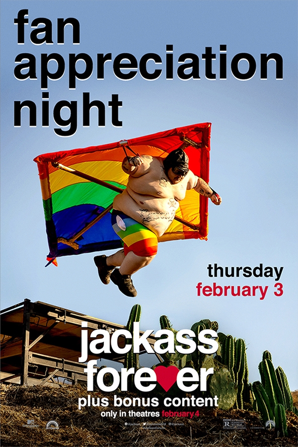 Jackass Forever Fan Appreciation Night Poster
