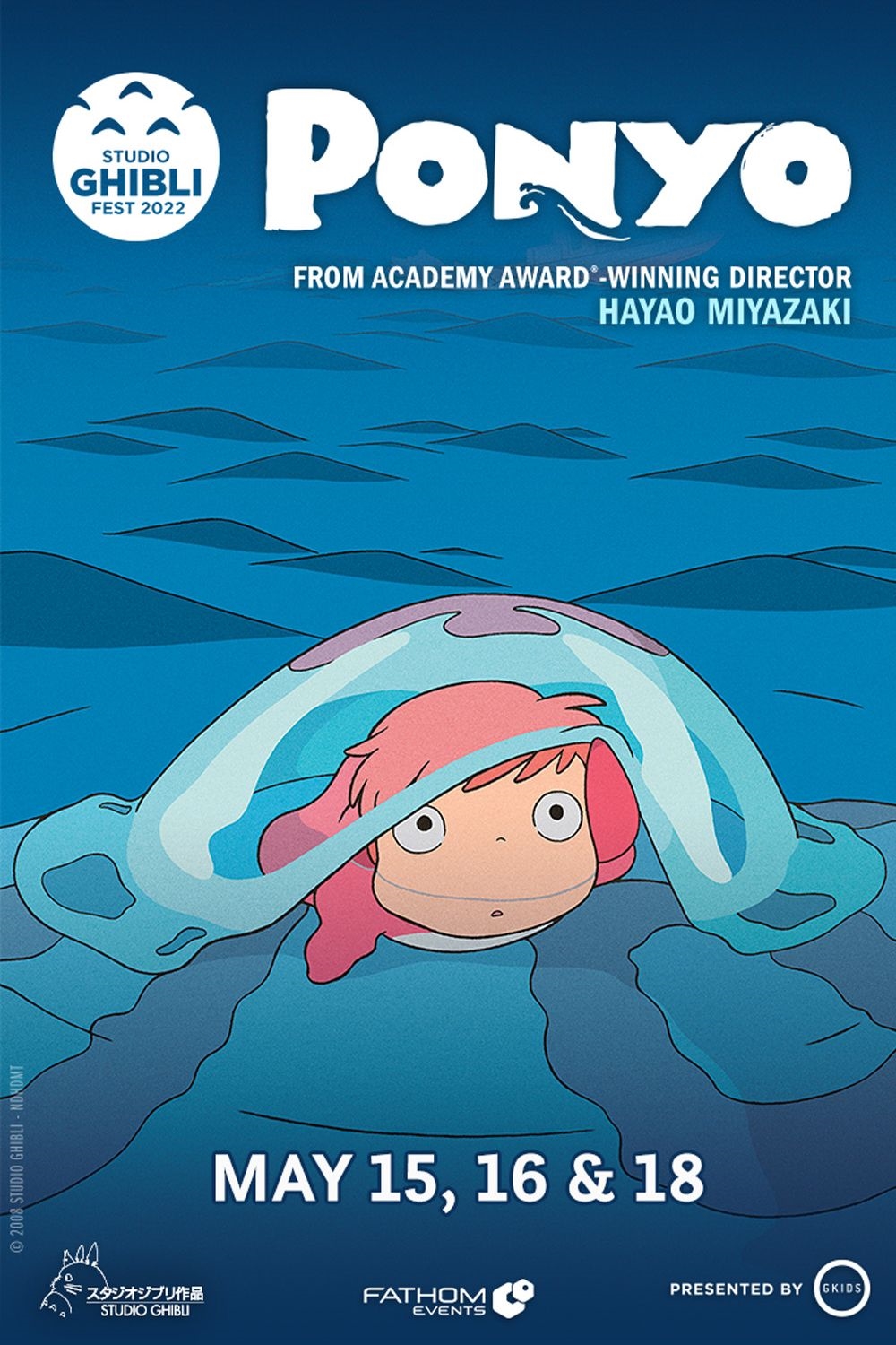 Ponyo -Studio Ghibli Fest 2022 (Dubbed in English) Poster