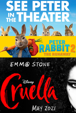 Double Feature: Peter Rabbit 2 + Cruella