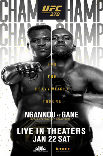 UFC 270: Ngannou vs. Gane UFC 270: Ngannou vs. Gane Poster