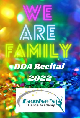 We Are Family- DDA Recital 2022 Poster